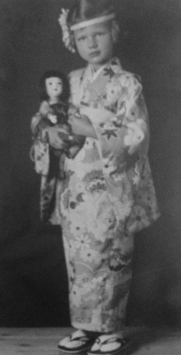 Helga Hofmeier in Kimono